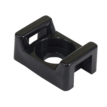 Pacer Group Pacer Screw Down Cable Tie Mount - No 8 Screw Mount Method - Black - 100 Pack CTM2S8BK-100